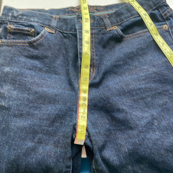 Ralph Lauren dark denim bootcut jeans size 6 - Picture 7 of 9